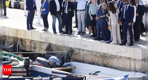 EU  pledges crackdown on ‘brutal’ migrant smuggling during visit to overwhelmed Italian island